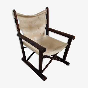 Folding vintage armchair by Carlo Hauner and Martin Eisler