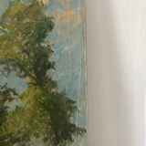 Lake landscape signed 1943
