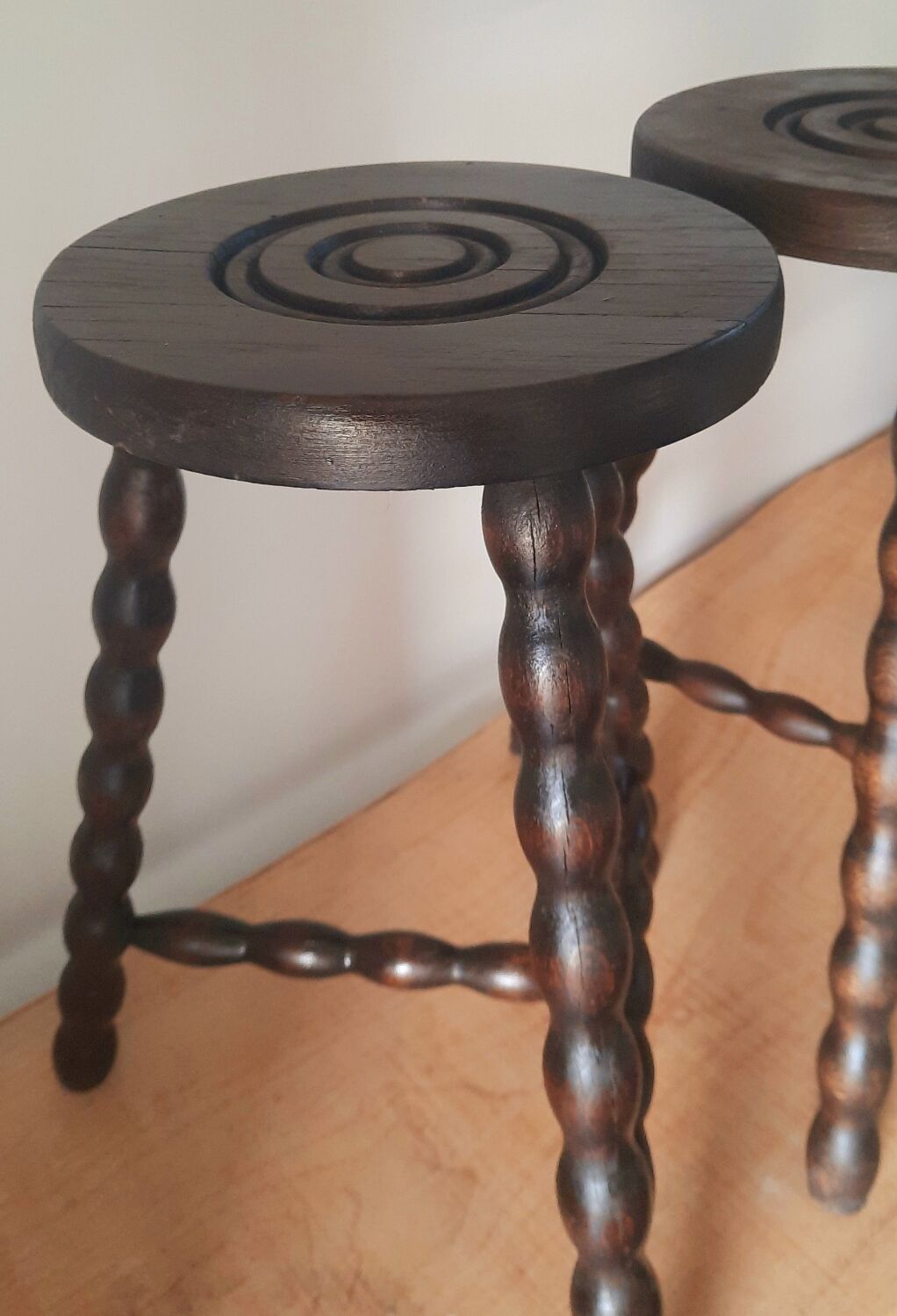 Old wooden stool
