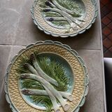 2 plates slurry asparagus