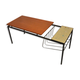 Coffee table with newspaper holders