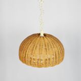 Wicker lamp, 1970s
