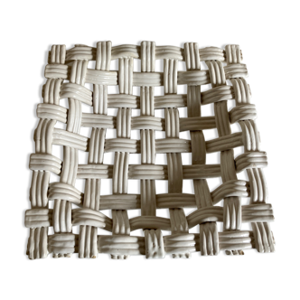 Ceramic centerpiece 1960 braided Emile Tessier