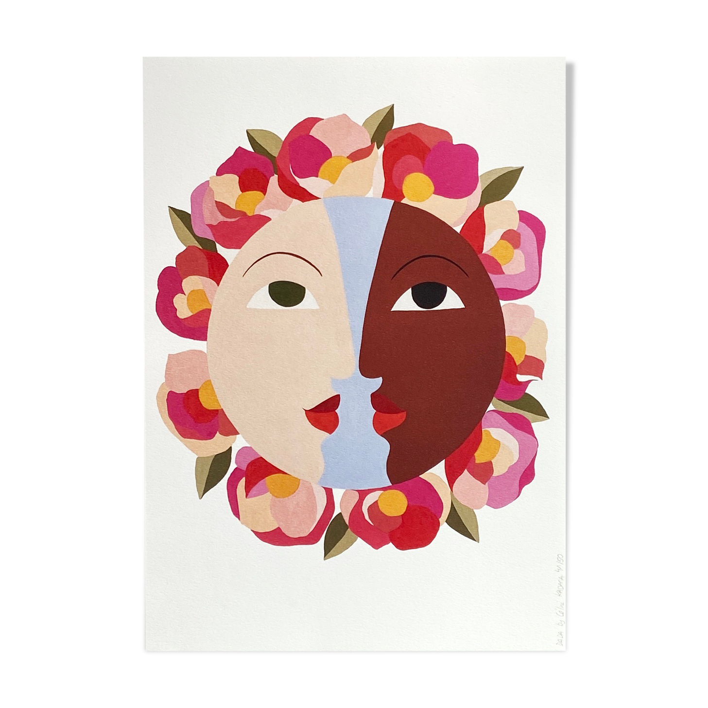 Poster "we" flowers