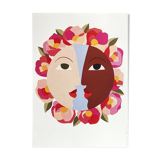 Poster "we" flowers