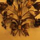 Pair of Hans Kögl double wall-light candleholders, 1960s