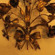Paire de bougeoirs à double applique Hans Kögl, années 1960
