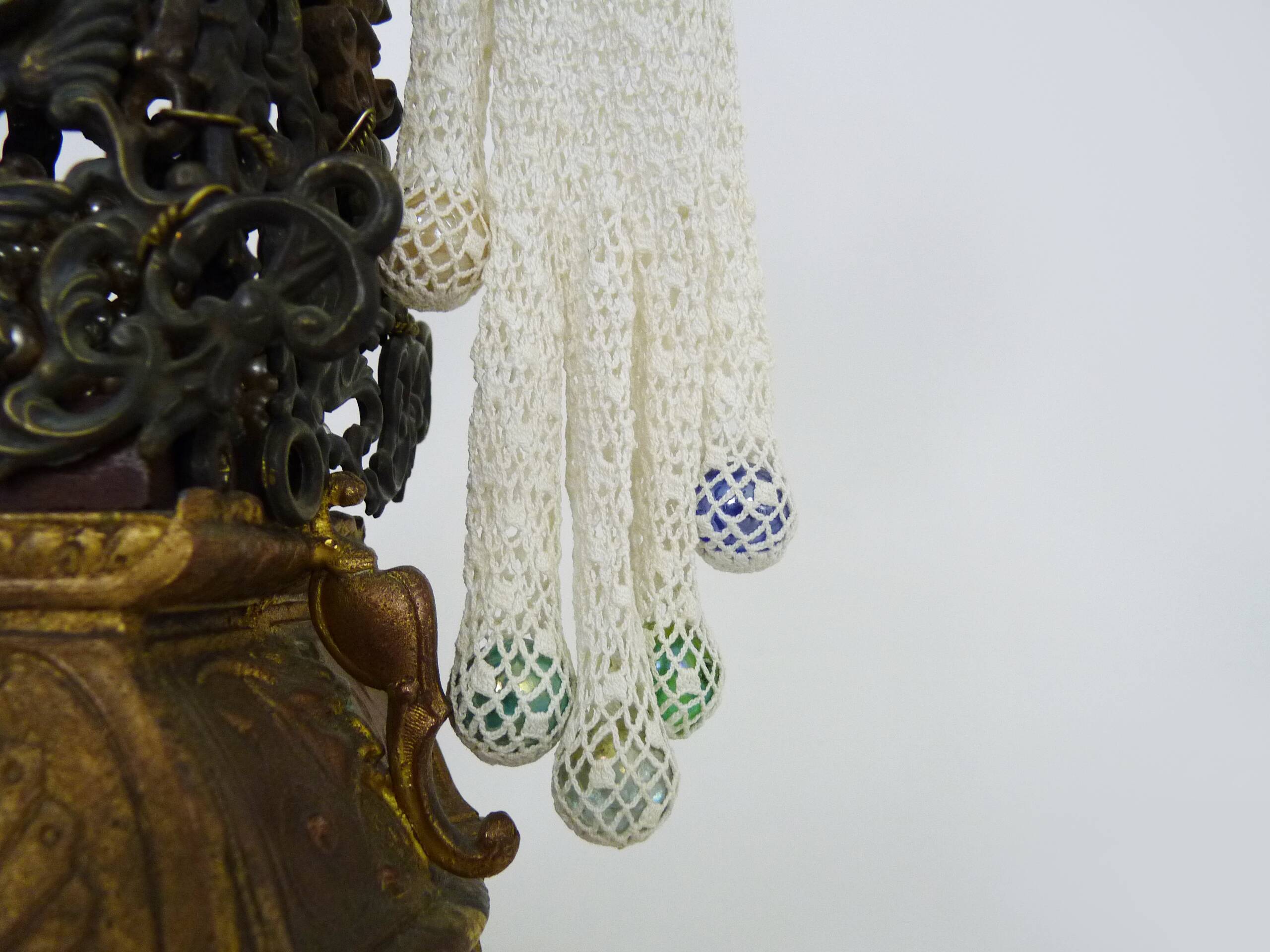 Unique piece. Prototype of floor lamp, bedside lamp. Dutch artist