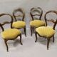 Set of 4 Louis Philippe chairs