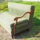 Louis XIII Style Convertible Sofa Sheep Bones