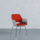 Vintage Space Age Orange Dining Chair, Italy, 1970’s