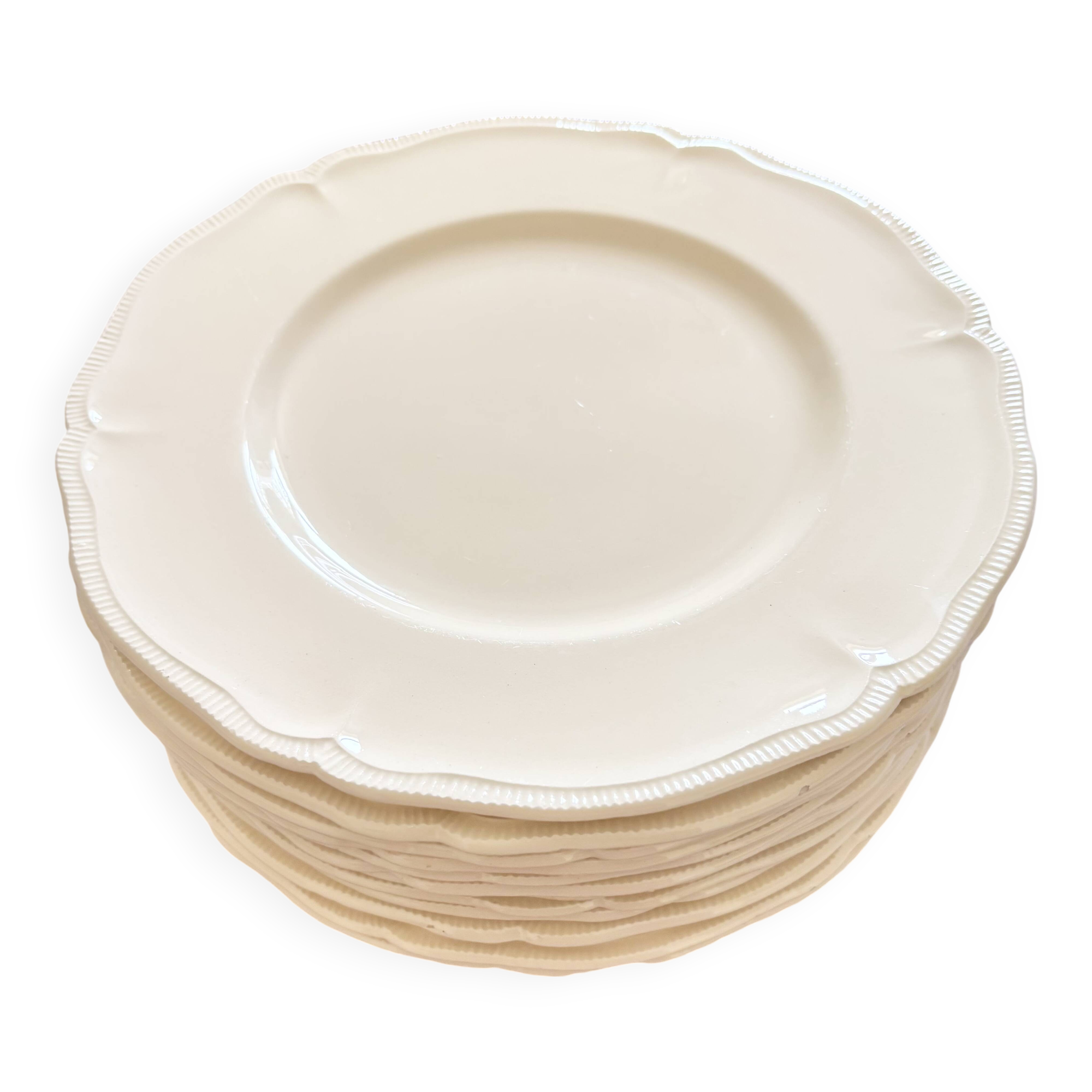Set of Longchamp dinner plates (Terre de Fer)