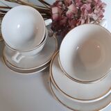 Tasses blanches Luneville
