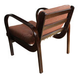 Pair of 1950's armchairs by Kropacek and Kozelka for Interier Praha