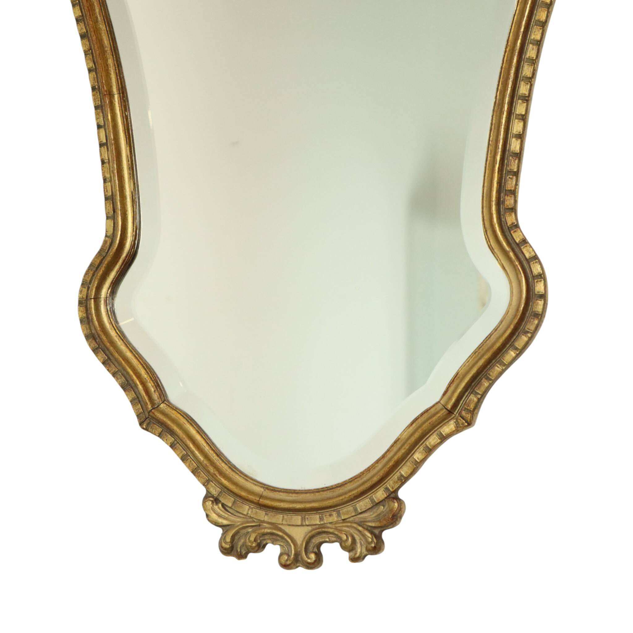 Classic Facet Cut Gold Leaf Mirror Deknudt 75cm