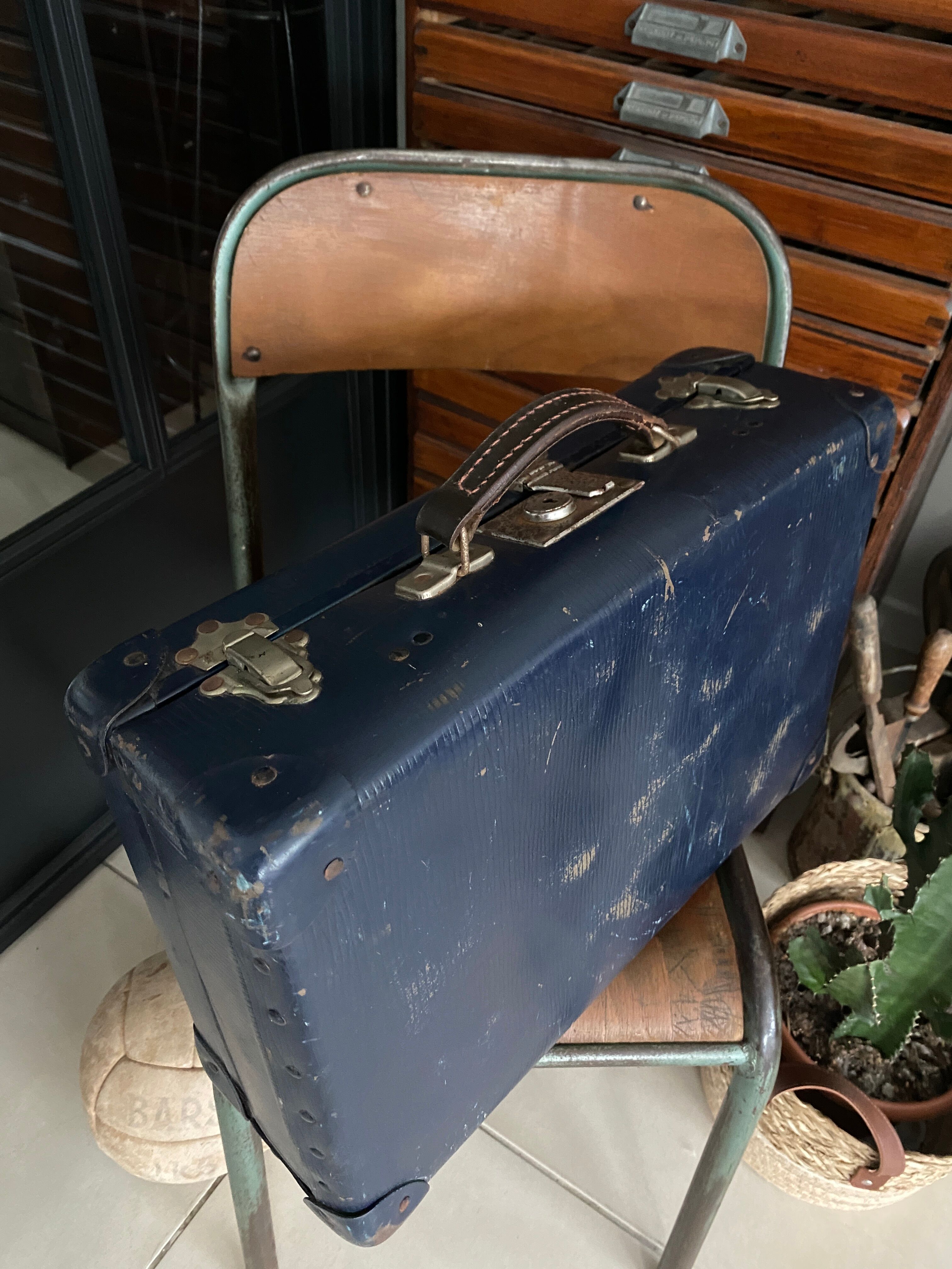 Old vintage suitcase