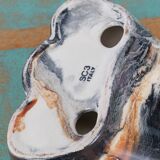Vintage pipe holder or pipe rest in marbled effect tiles, SC3 Italy, vintage