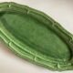 Dieulefit XXXL glazed earthenware dish with fluting 1950