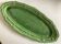 Dieulefit XXXL glazed earthenware dish with fluting 1950