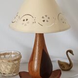 Vintage wooden table lamp