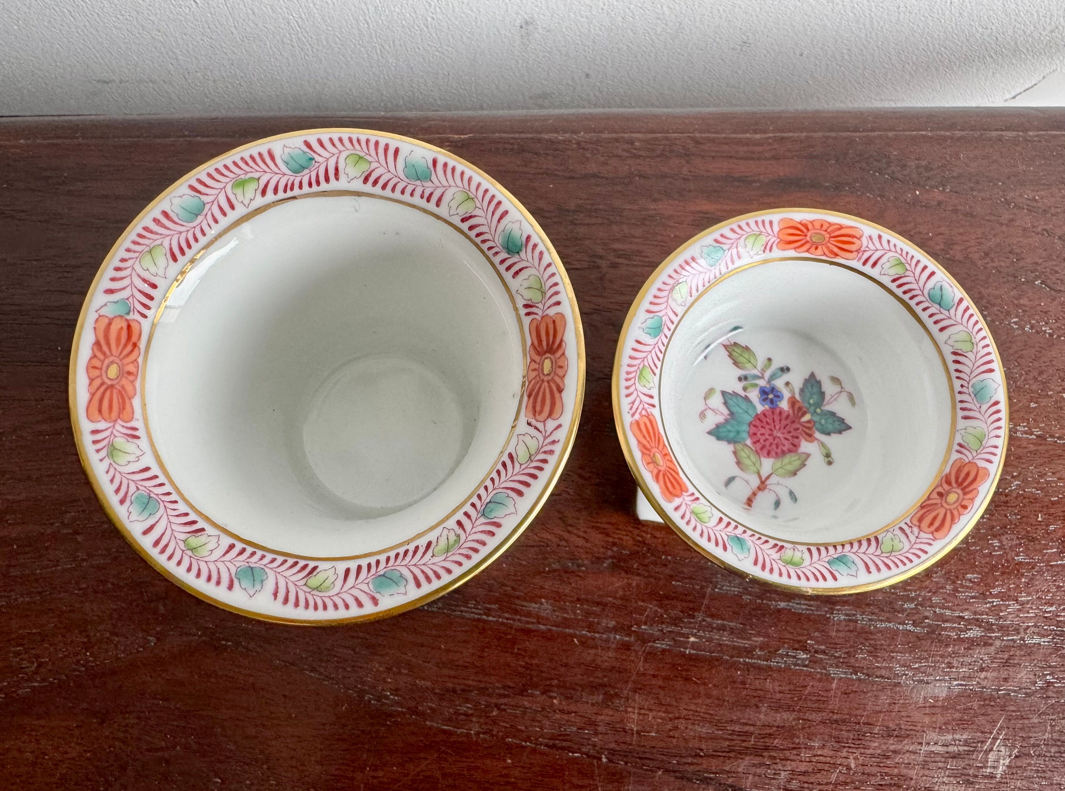 Pair of Small Porcelain Vases by Herend