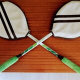 Pair of vintage badminton rackets