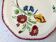 Pie dish Pexonne hand painted model "Ophelia" 40s