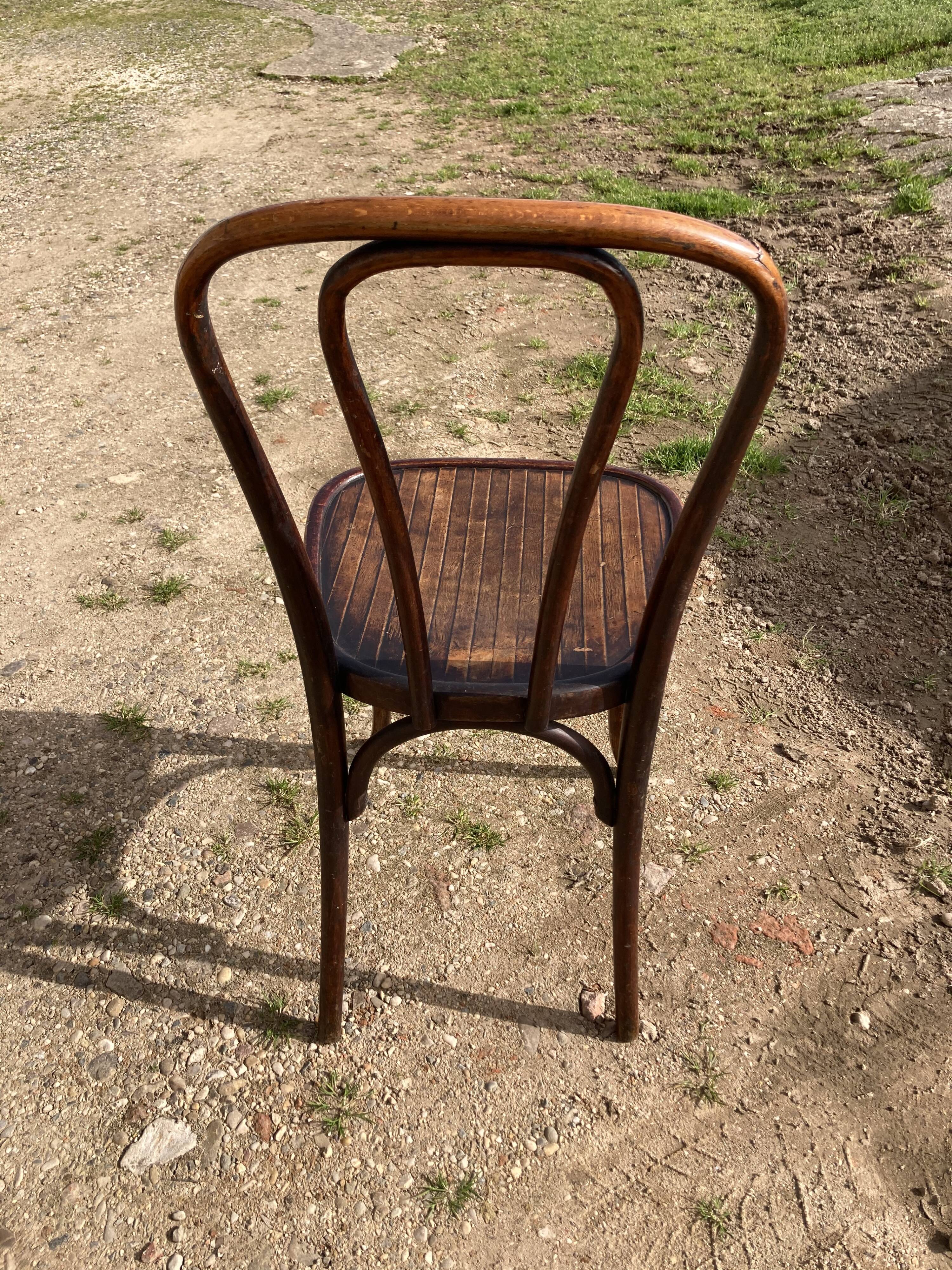 Set de 6 chaises bistrot japy frères