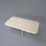 Vintage travertine coffee table, 1970s