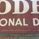 Tourist poster original old Rodez en Aveyron