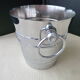 Ice bucket and vintage stainless steel drainer