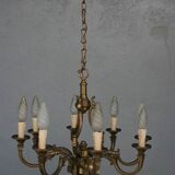 Chandelier bronze 8 branches