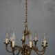 Chandelier bronze 8 branches