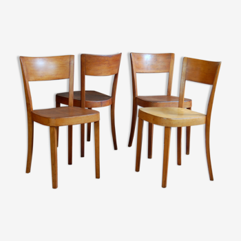 Set de 4 chaises bistrot Horgen-Glaris