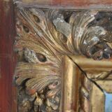 Mirror Louis XVI gilded wood ice old 109x128cm