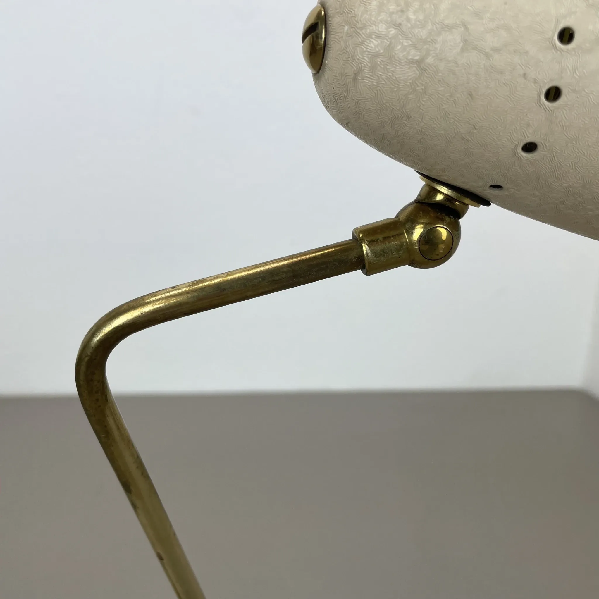 Rare Adjustable Theatre Wall Light in Brass in the Style of Stilnovo, Italy 1950s