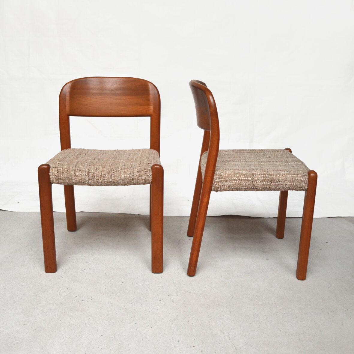 Pair of Danish teak chairs, 1960