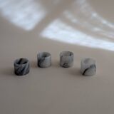 Stone napkin rings