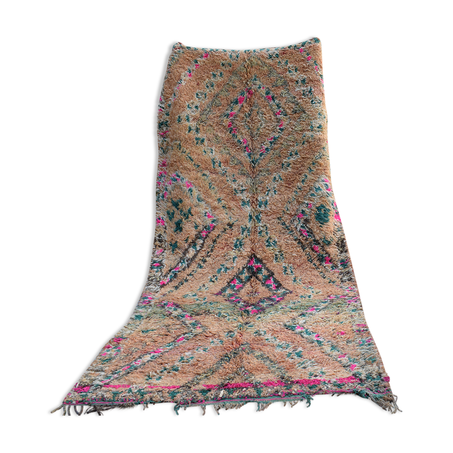 Berber rug Moroccan vintage Atlas, 325x161 cm