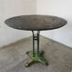 Round garden table cast iron and metal