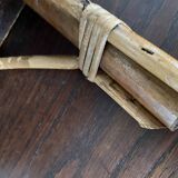 Rattan and cane footrest from the 1950s