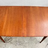 Scandinavian teak table with extension