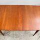 Table scandinave en teck avec rallonge
