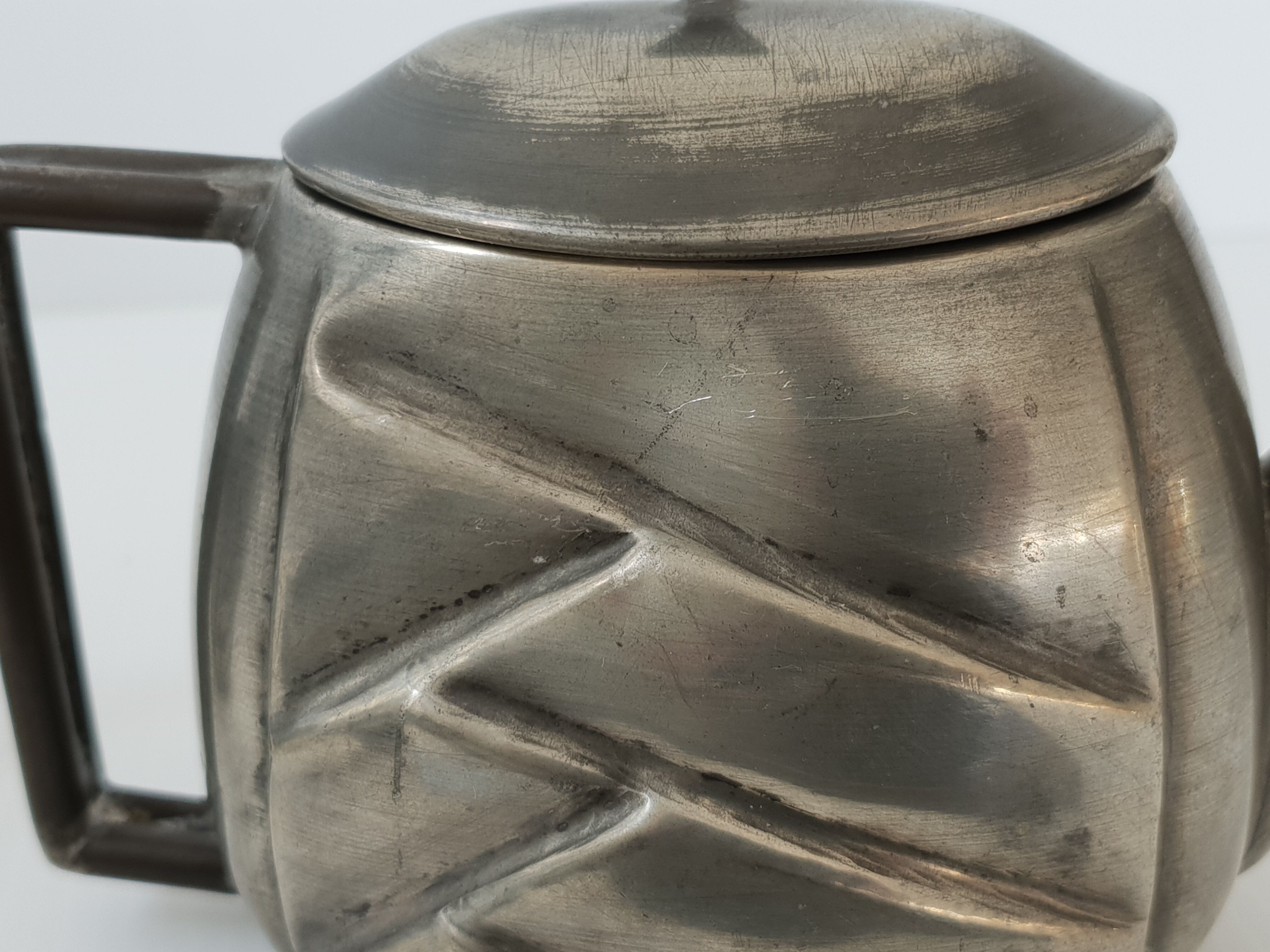 Coffee service art deco tin cuvelier