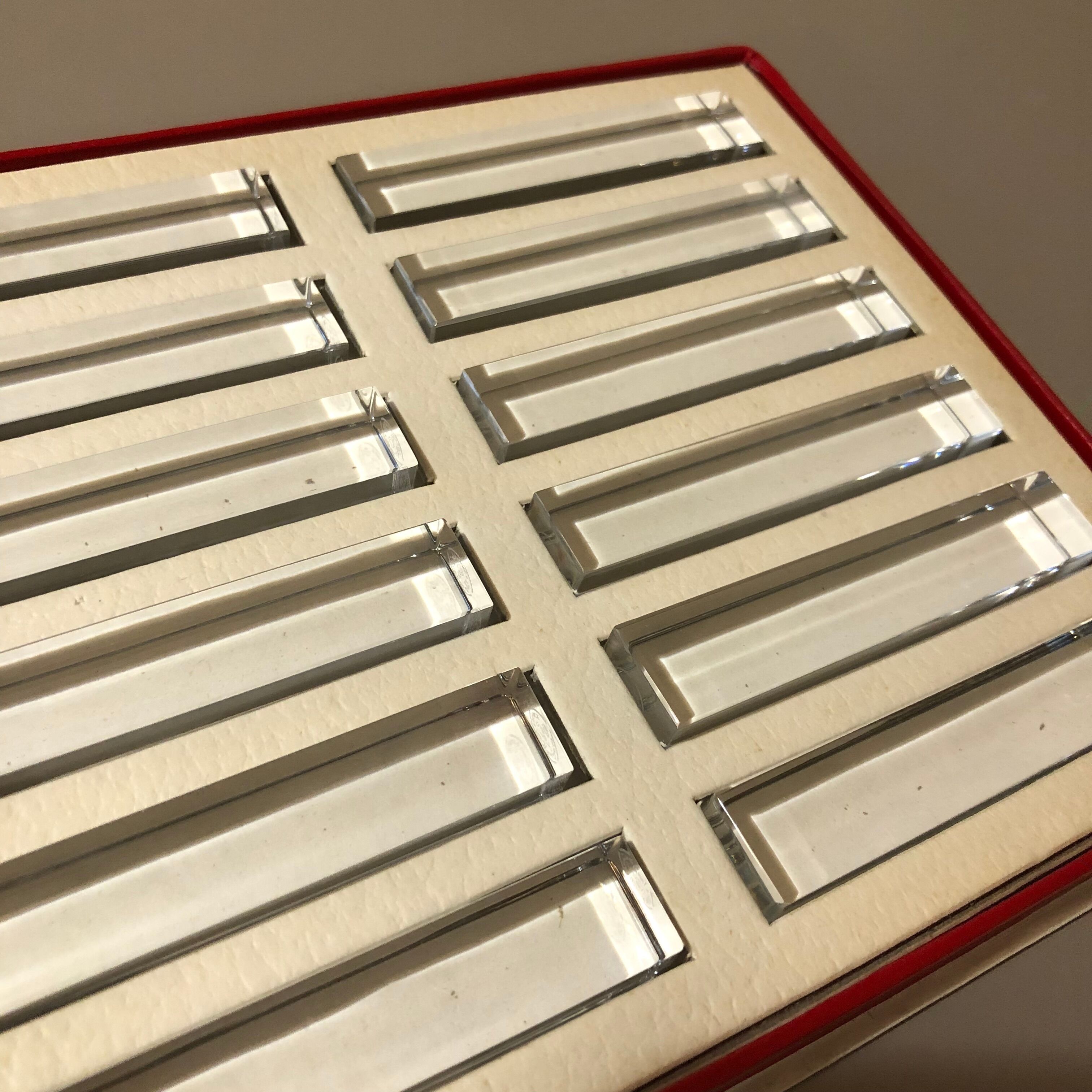 12 baccarat knife holders