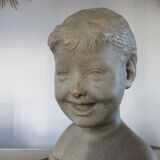 Bust " the laughing child " after Desiderio da Settignano 1920 1930