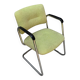 Fauteuil vintage Strafor Steelcase 421, vert chiné