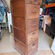 Antique trade furniture - oak filing cabinet - 1930s/40s
