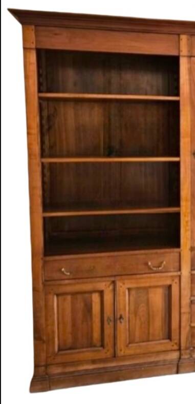 Large solid wood dressing library