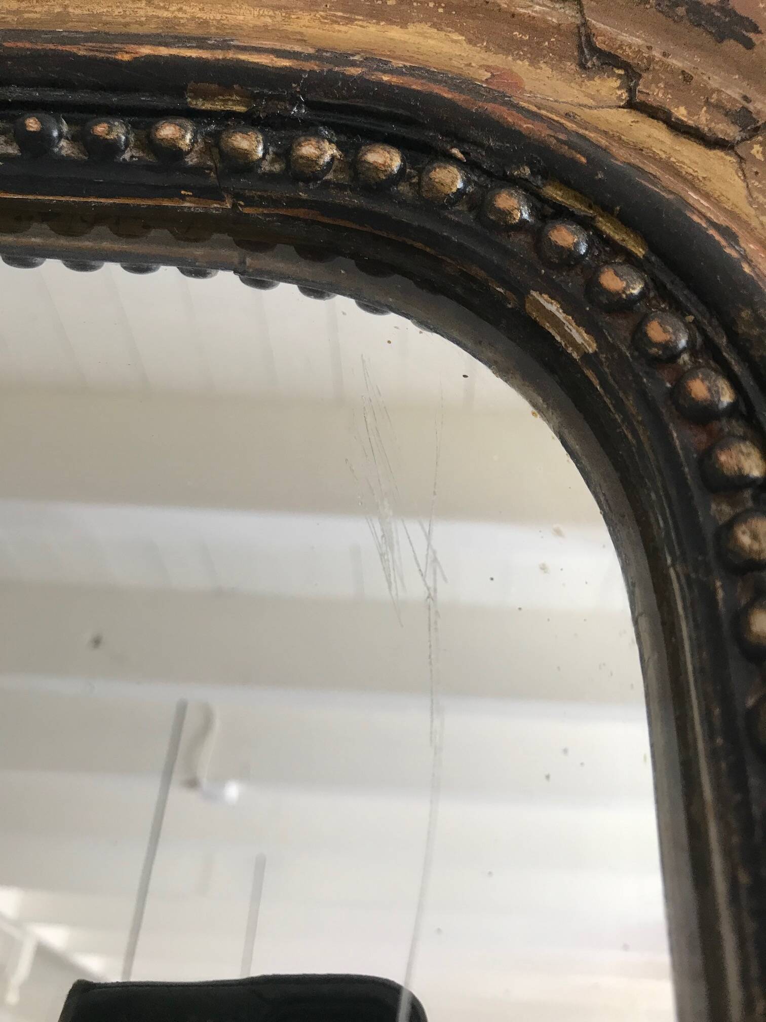 Antique Louis Philippe mirror 120x127